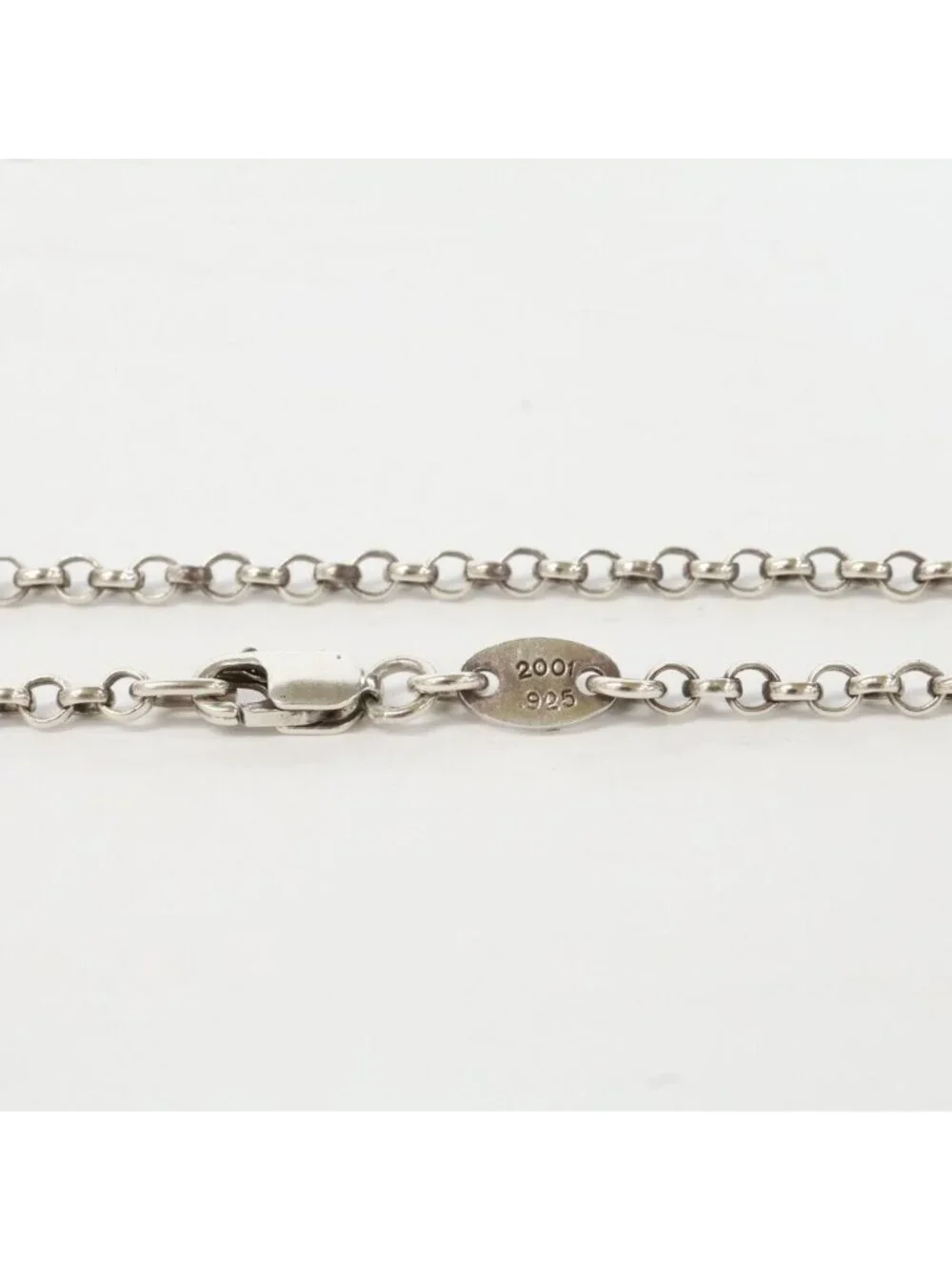 Chrome Hearts 925 18 Inch Roll Chain Necklace
